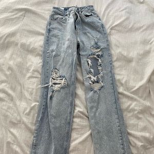WOMENS PACSUN RIPPED JEANS